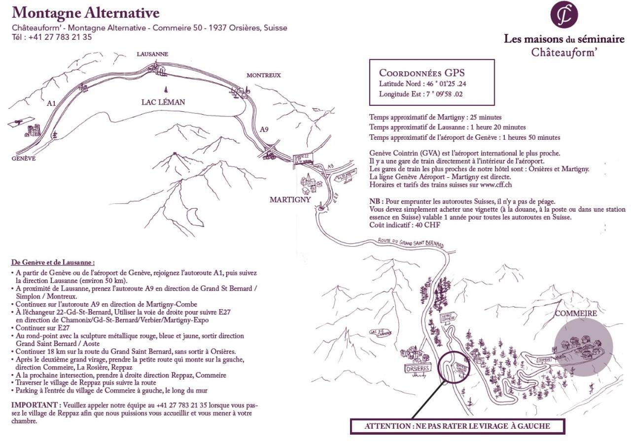 Montagne Alternative Hotel Orsieres Luaran gambar